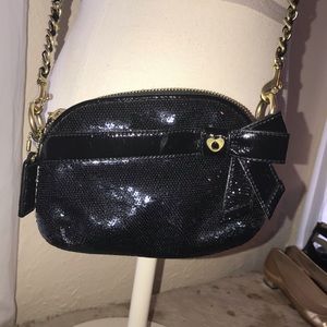 COACH limited edition sequin crossover purse